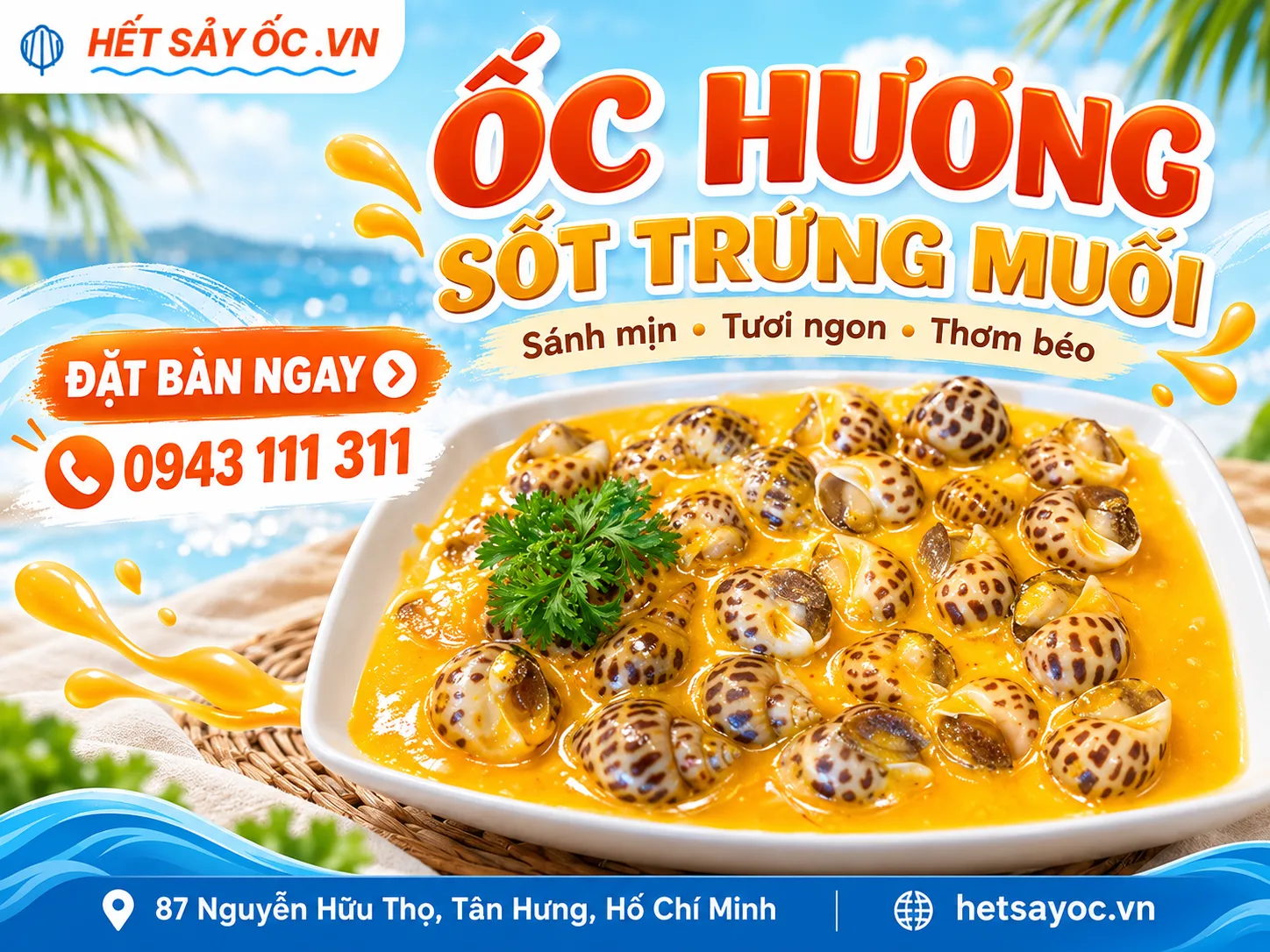 Ốc hương sốt trứng muối: Vị béo mặn có gì hấp dẫn?